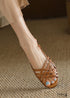 2024 Summer Braided Flat Retro Sandals